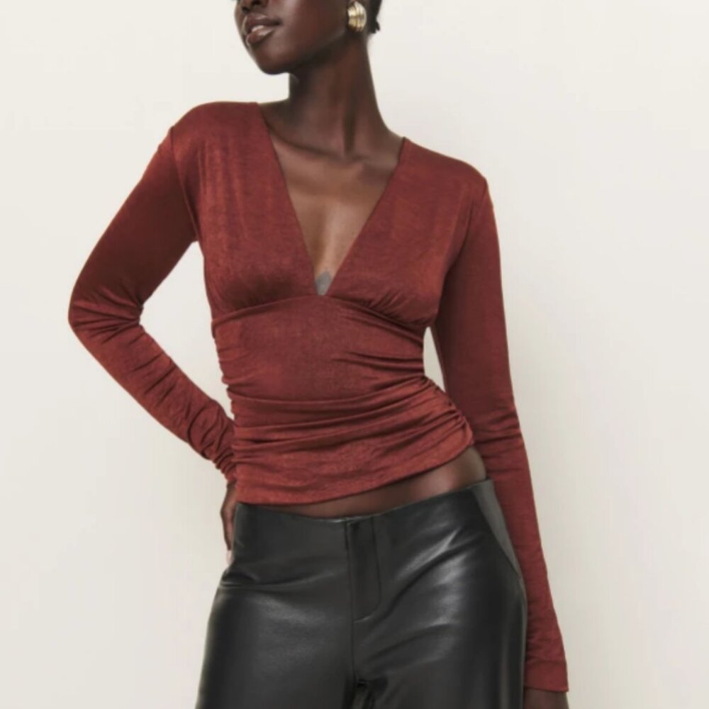 Reformation Ines Knit Top